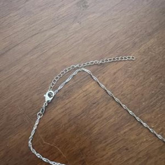 Vintage Silverplated Simulated Emerald/Rhinestone Necklace and Bracelet Set - Picture 7 of 10